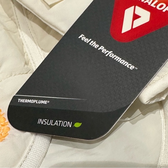 Free People x Hatch Ivory Chevron Puffer Jacket XS New with Tags - Picture 14 of 15